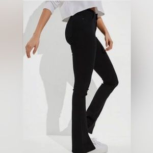 American Eagle Skinny Kick Black Jeans- 28